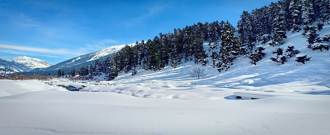 Snow Clad Mountains